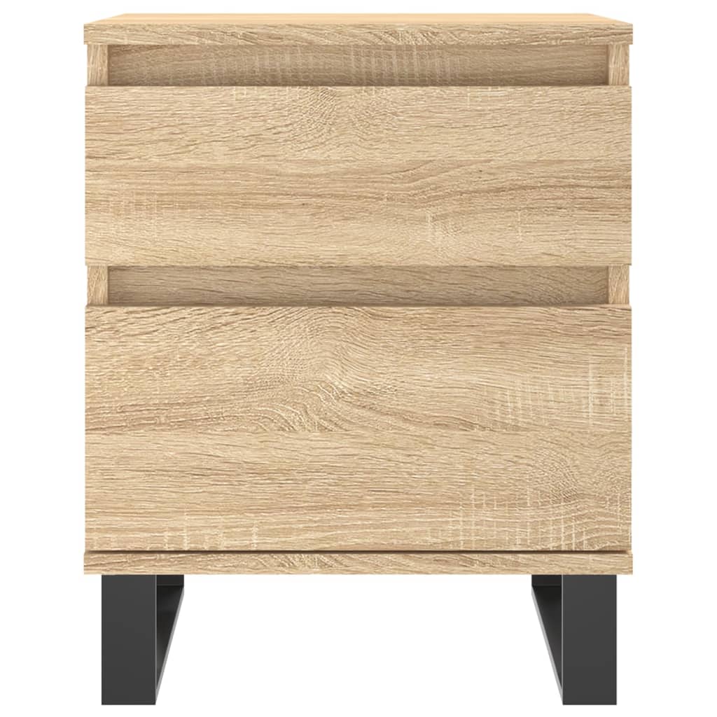 Bedside Cabinet Sonoma Oak 40x35x50 cm Engineered Wood