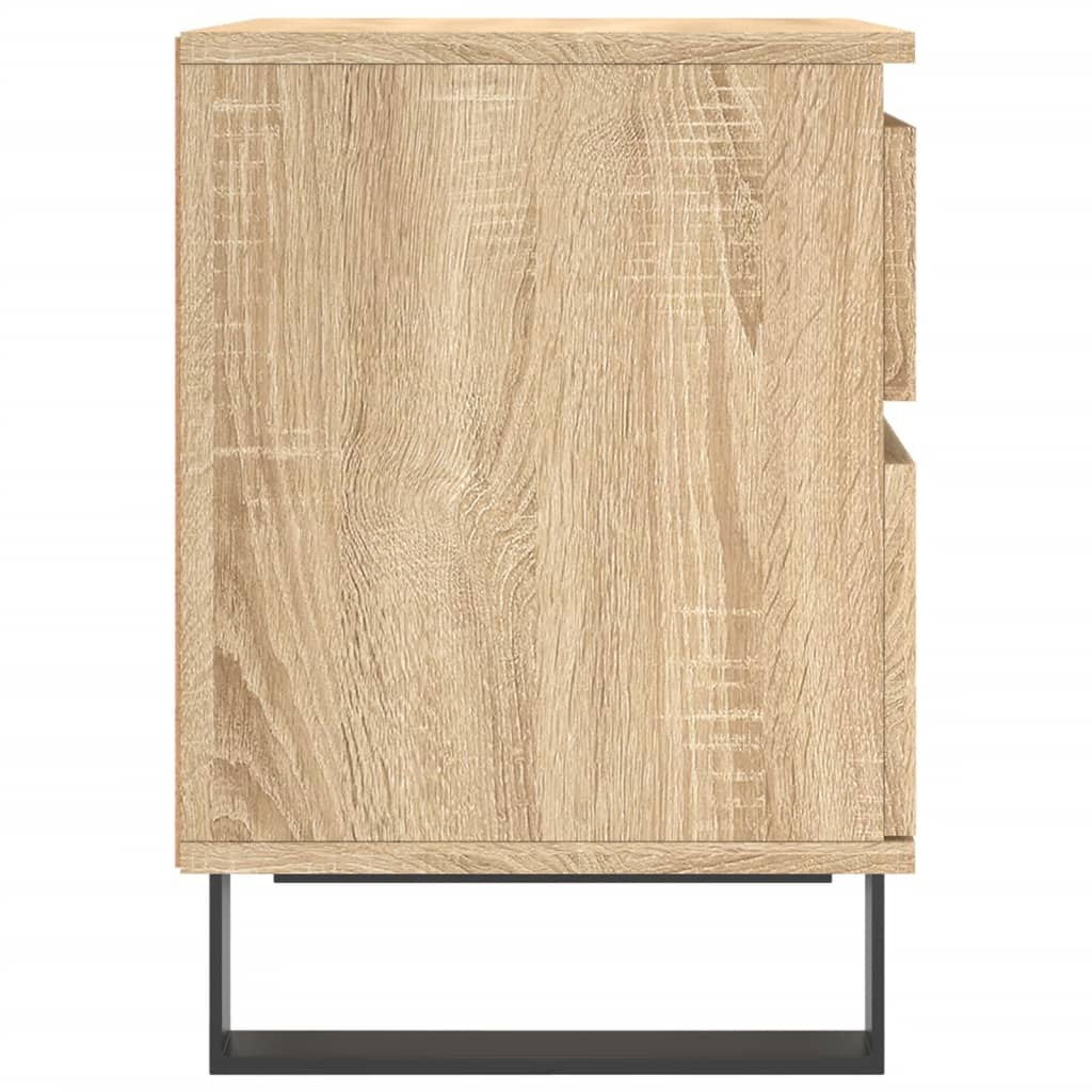 Bedside Cabinet Sonoma Oak 40x35x50 cm Engineered Wood