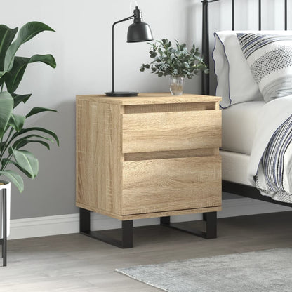 Bedside Cabinet Sonoma Oak 40x35x50 cm Engineered Wood