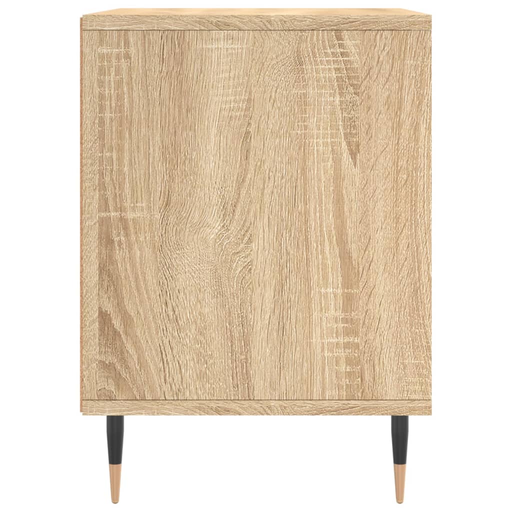 Bedside Cabinet Sonoma Oak 40x35x50 cm Engineered Wood