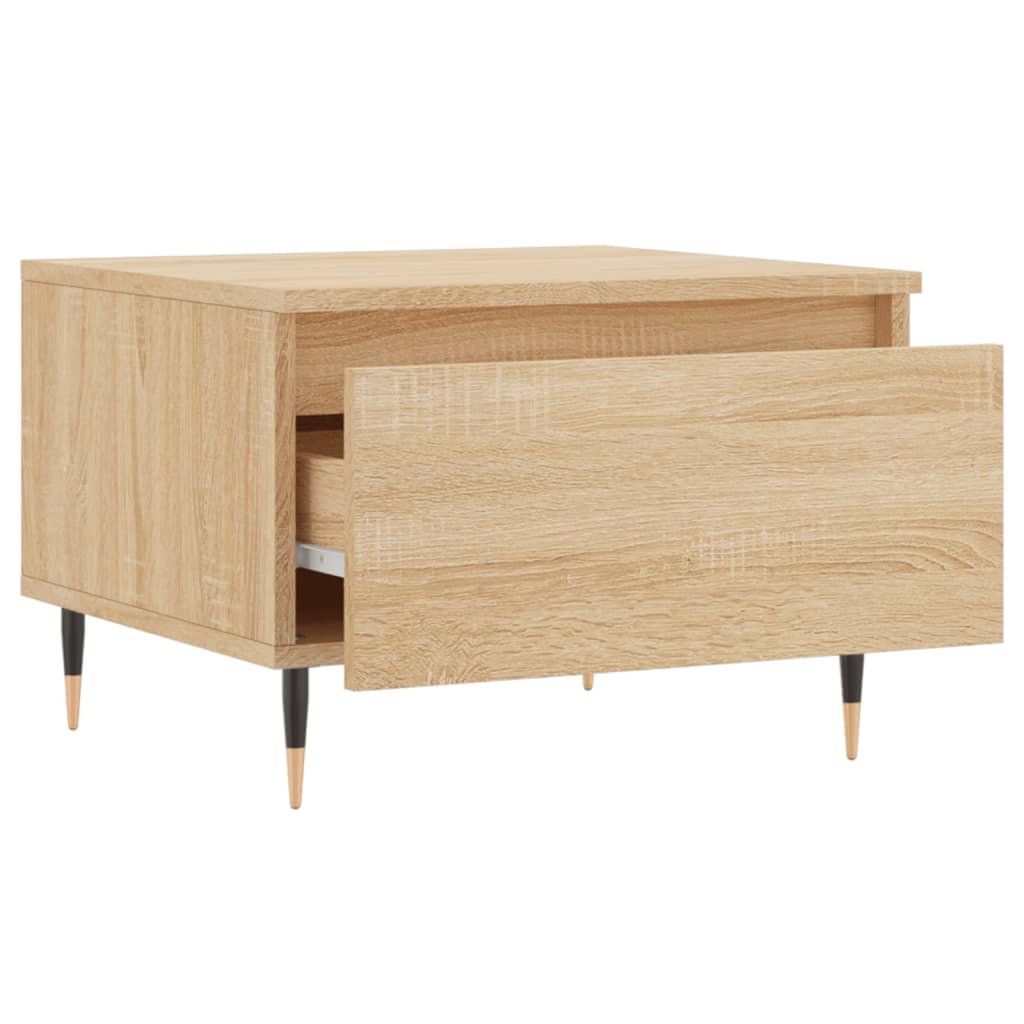 Coffee Table Sonoma Oak 50x46x35 cm Engineered Wood