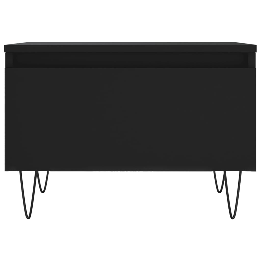 Coffee Table Black 50x46x35 cm Engineered Wood