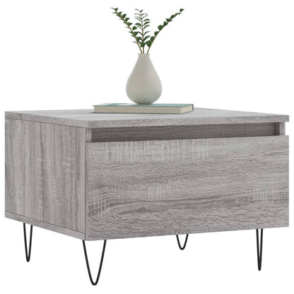 Coffee Table Grey Sonoma 50x46x35 cm Engineered Wood