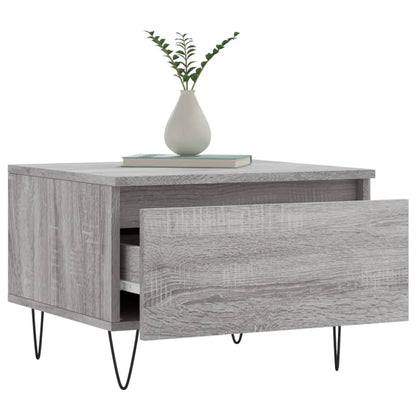 Coffee Table Grey Sonoma 50x46x35 cm Engineered Wood