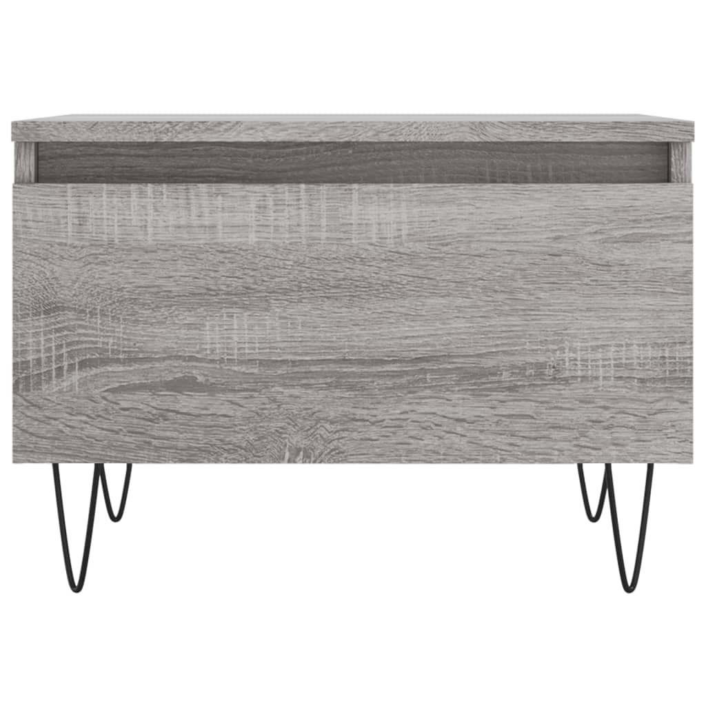 Coffee Table Grey Sonoma 50x46x35 cm Engineered Wood