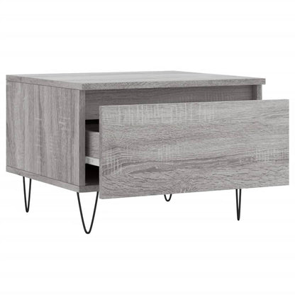 Coffee Table Grey Sonoma 50x46x35 cm Engineered Wood