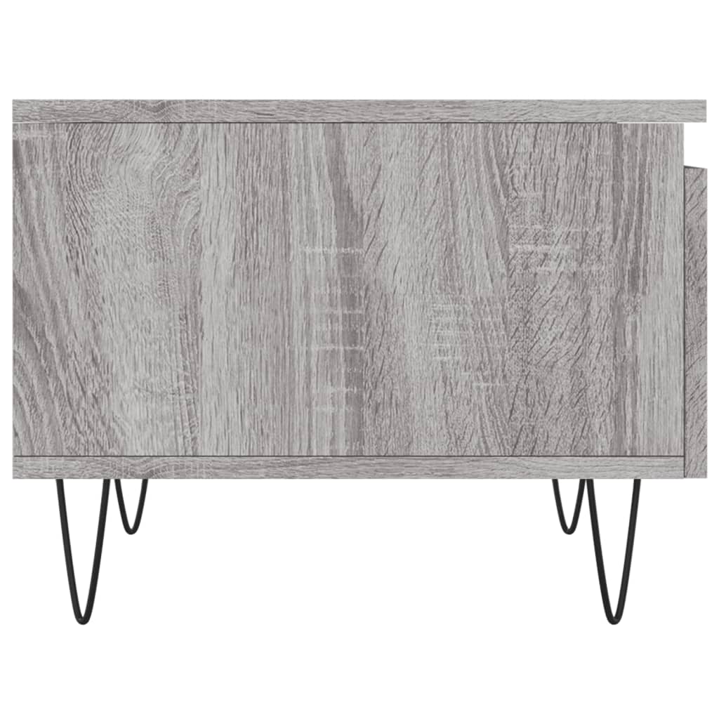 Coffee Table Grey Sonoma 50x46x35 cm Engineered Wood