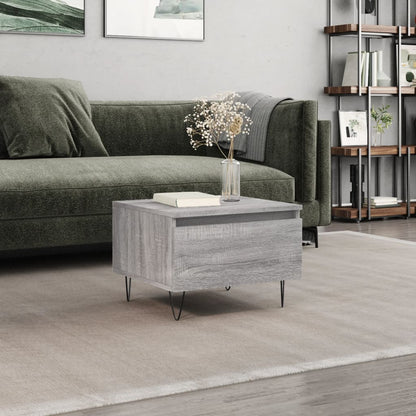 Coffee Table Grey Sonoma 50x46x35 cm Engineered Wood