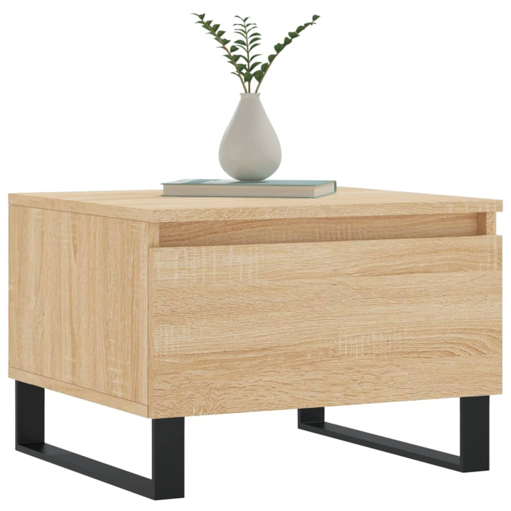 Coffee Table Sonoma Oak 50x46x35 cm Engineered Wood