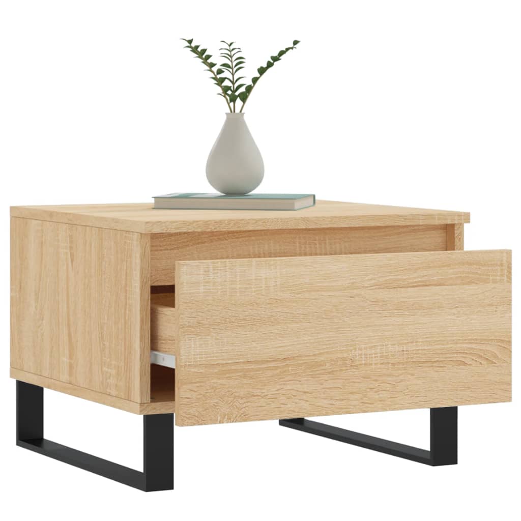 Coffee Table Sonoma Oak 50x46x35 cm Engineered Wood