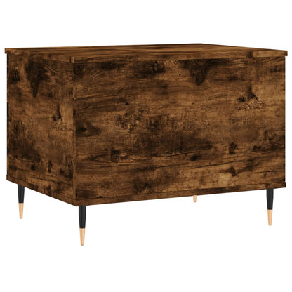 Coffee Table Smoked Oak 60x44.5x45 cm Engineered Wood