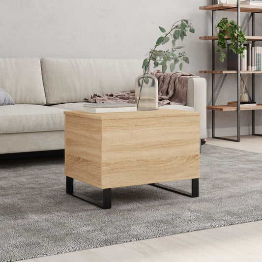 Coffee Table Sonoma Oak 60x44.5x45 cm Engineered Wood