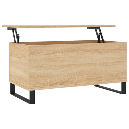 Coffee Table Sonoma Oak 90x44.5x45 cm Engineered Wood