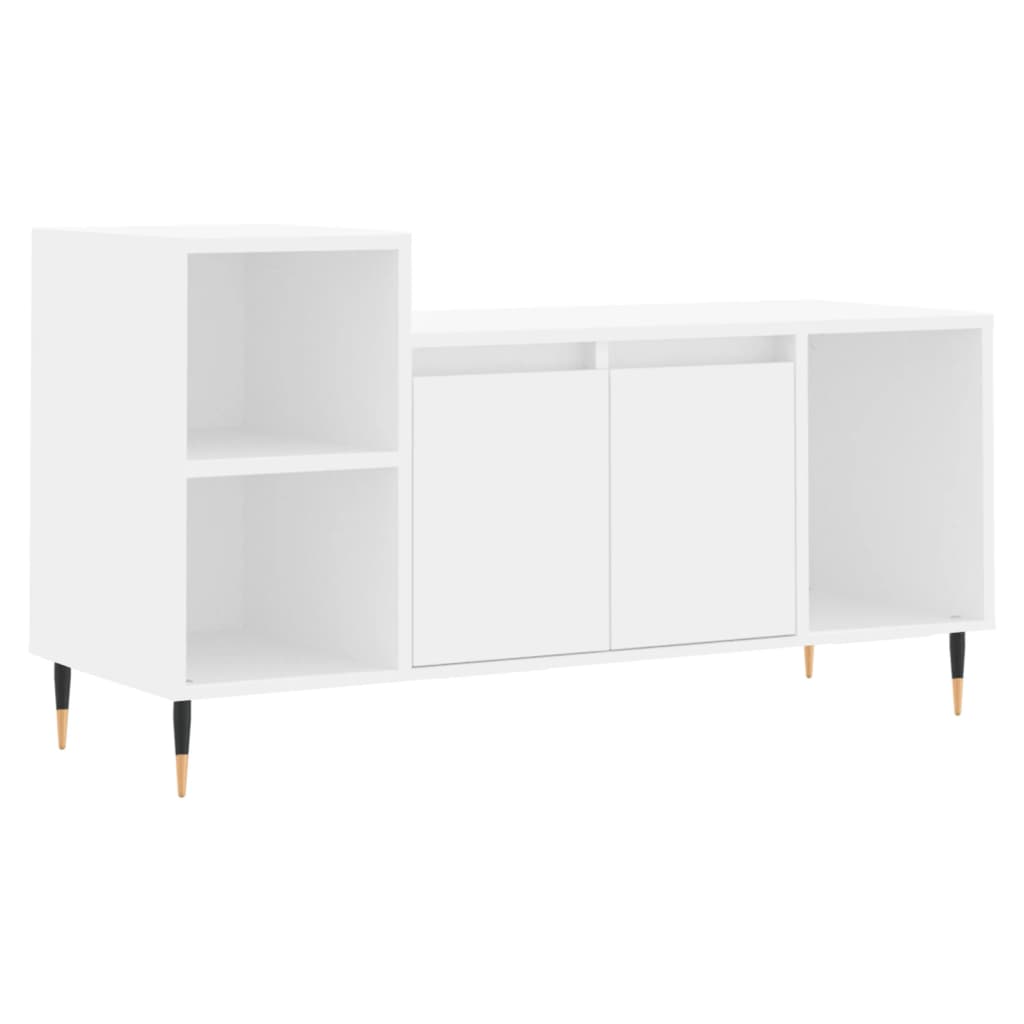 TV Cabinet White 100x35x55 cm Engineered Wood