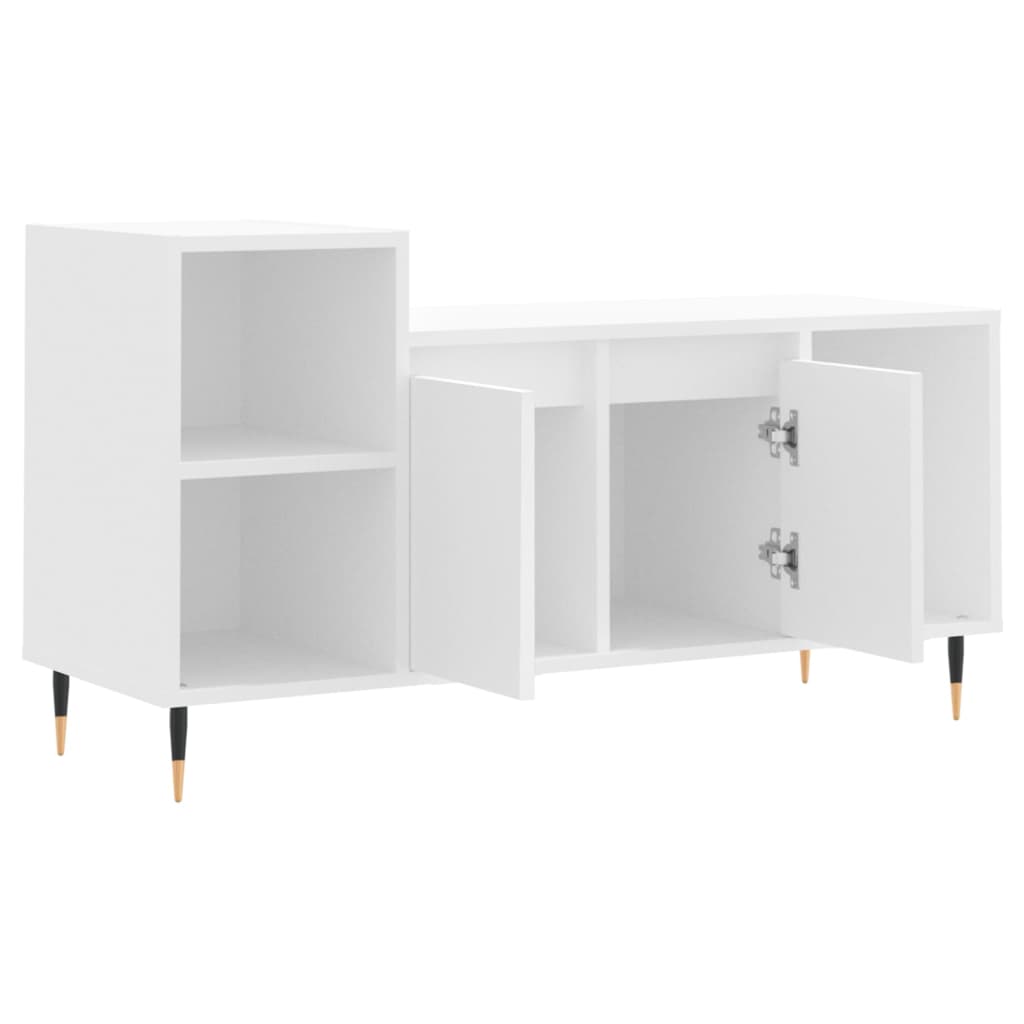 TV Cabinet White 100x35x55 cm Engineered Wood