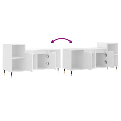 TV Cabinet White 100x35x55 cm Engineered Wood