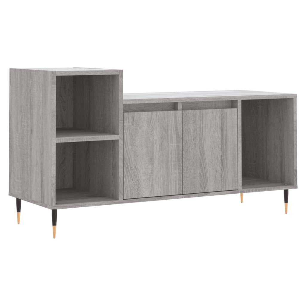 TV Cabinet Grey Sonoma 100x35x55 cm Engineered Wood