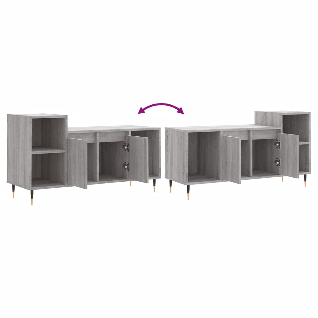 TV Cabinet Grey Sonoma 100x35x55 cm Engineered Wood