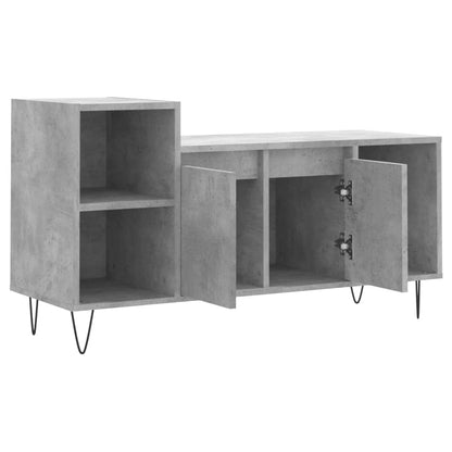 TV Cabinet Concrete Grey 100x35x55 cm Engineered Wood