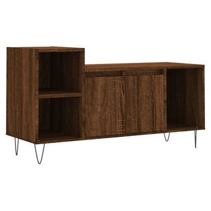 TV Cabinet Brown Oak 100x35x55 cm Engineered Wood