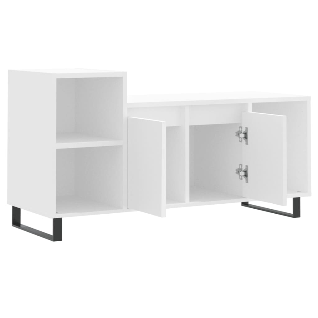 TV Cabinet White 100x35x55 cm Engineered Wood