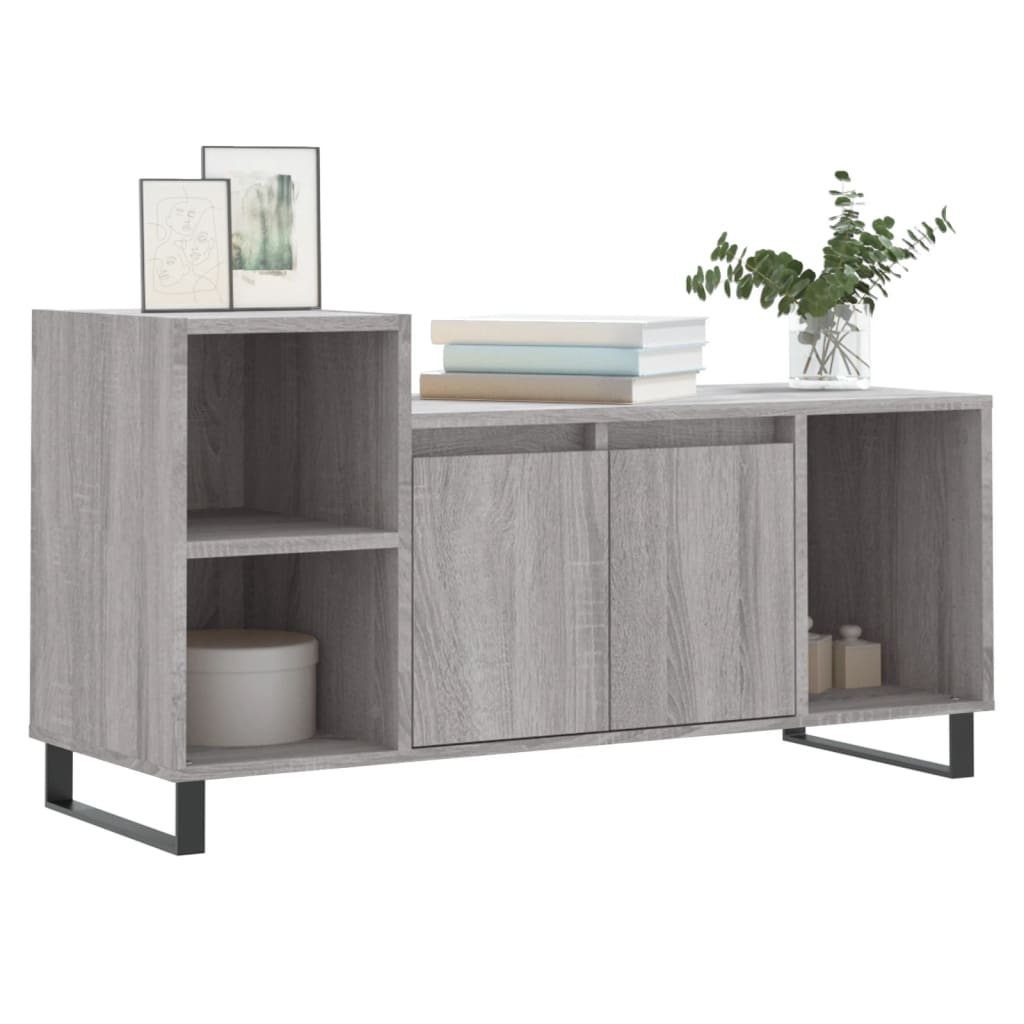 TV Cabinet Grey Sonoma 100x35x55 cm Engineered Wood