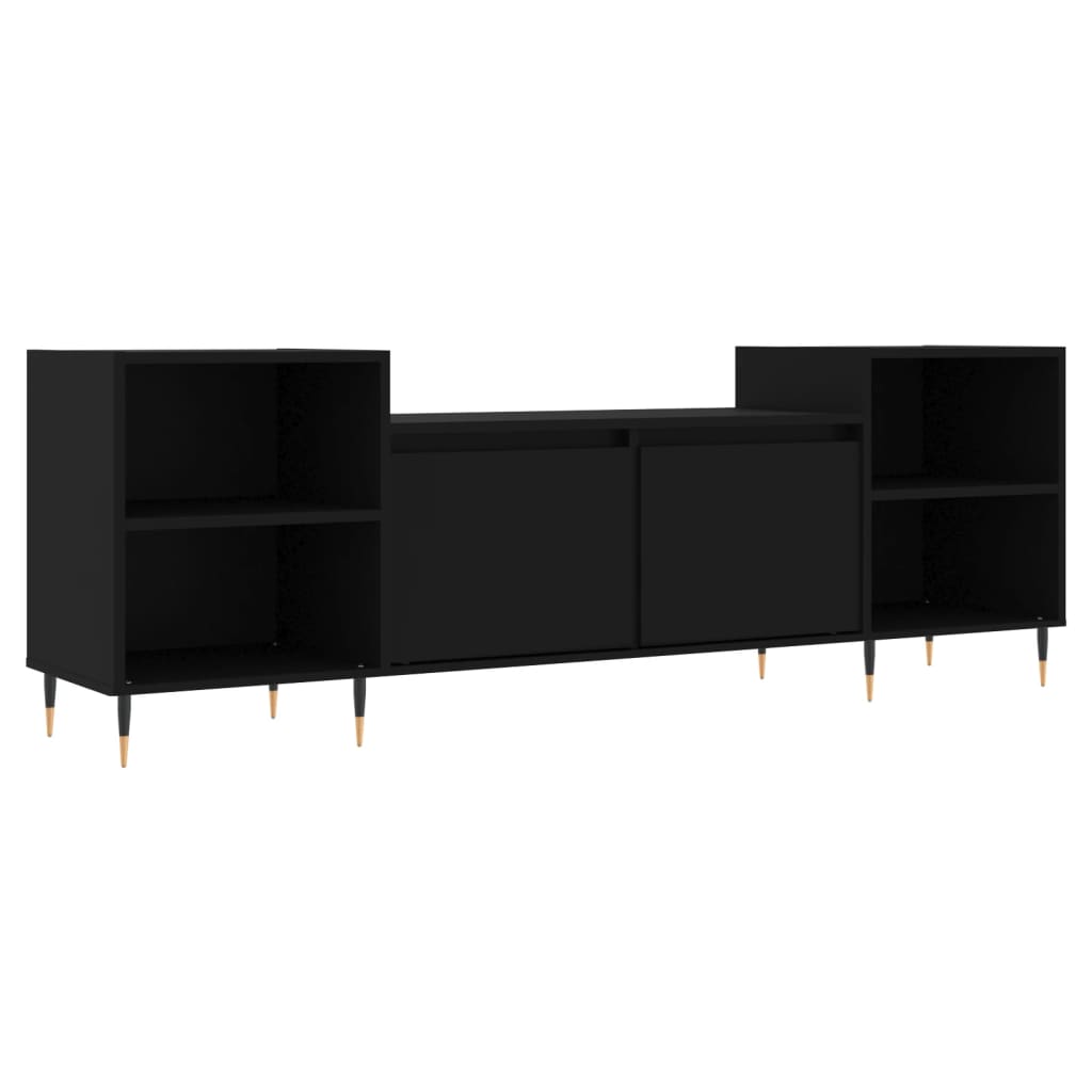 TV Cabinet Black 160x35x55 cm Engineered Wood