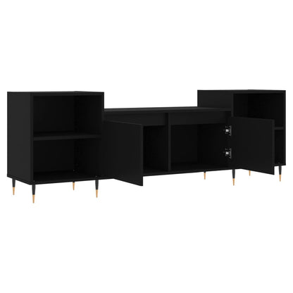 TV Cabinet Black 160x35x55 cm Engineered Wood