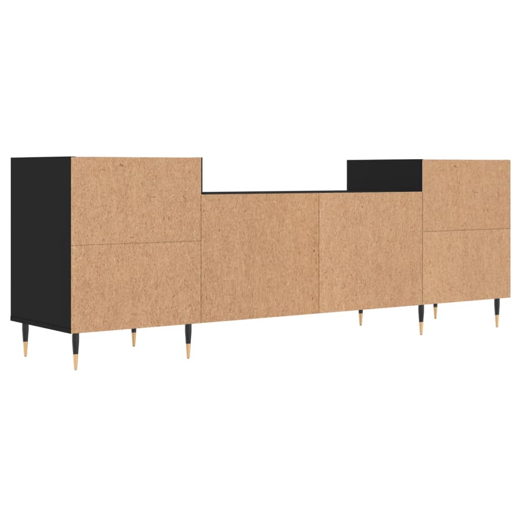 TV Cabinet Black 160x35x55 cm Engineered Wood