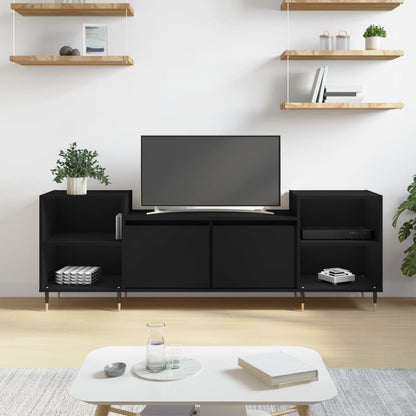 TV Cabinet Black 160x35x55 cm Engineered Wood