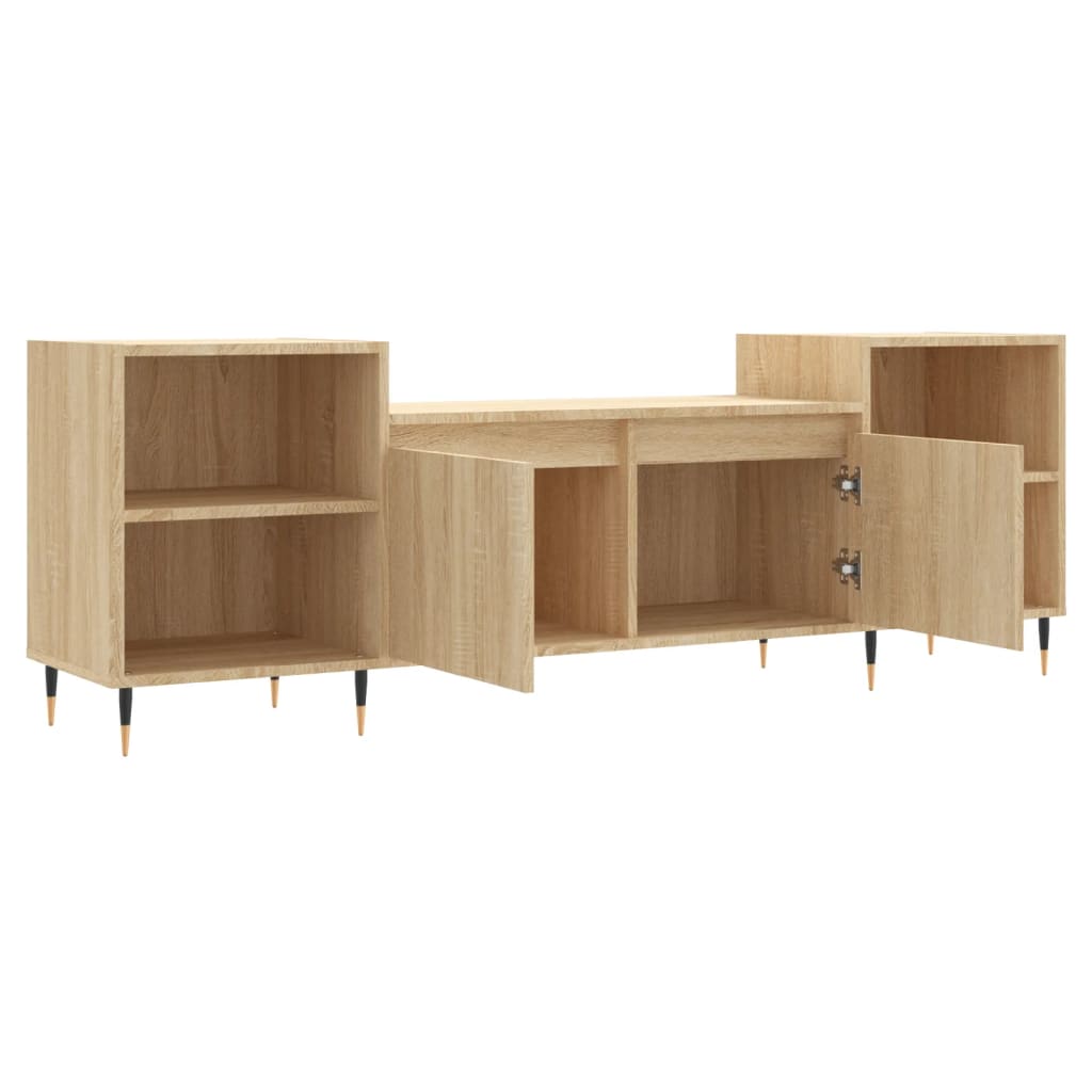 TV Cabinet Sonoma Oak 160x35x55 cm Engineered Wood