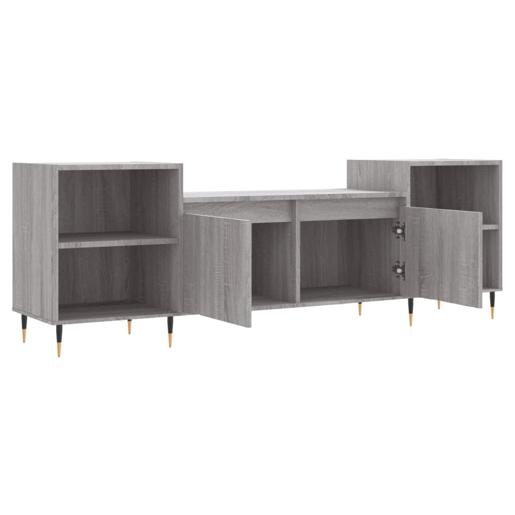 TV Cabinet Grey Sonoma 160x35x55 cm Engineered Wood