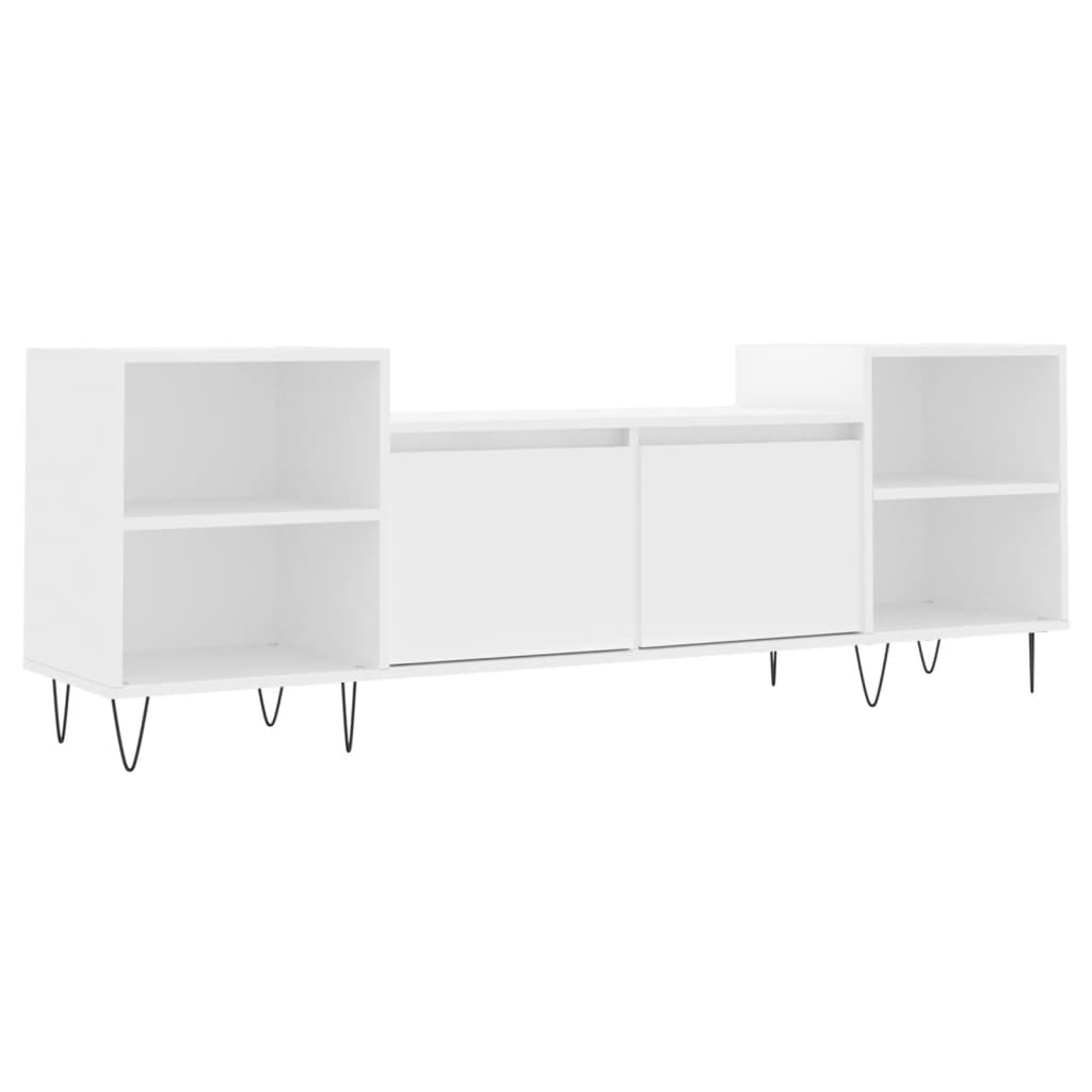 TV Cabinet White 160x35x55 cm Engineered Wood