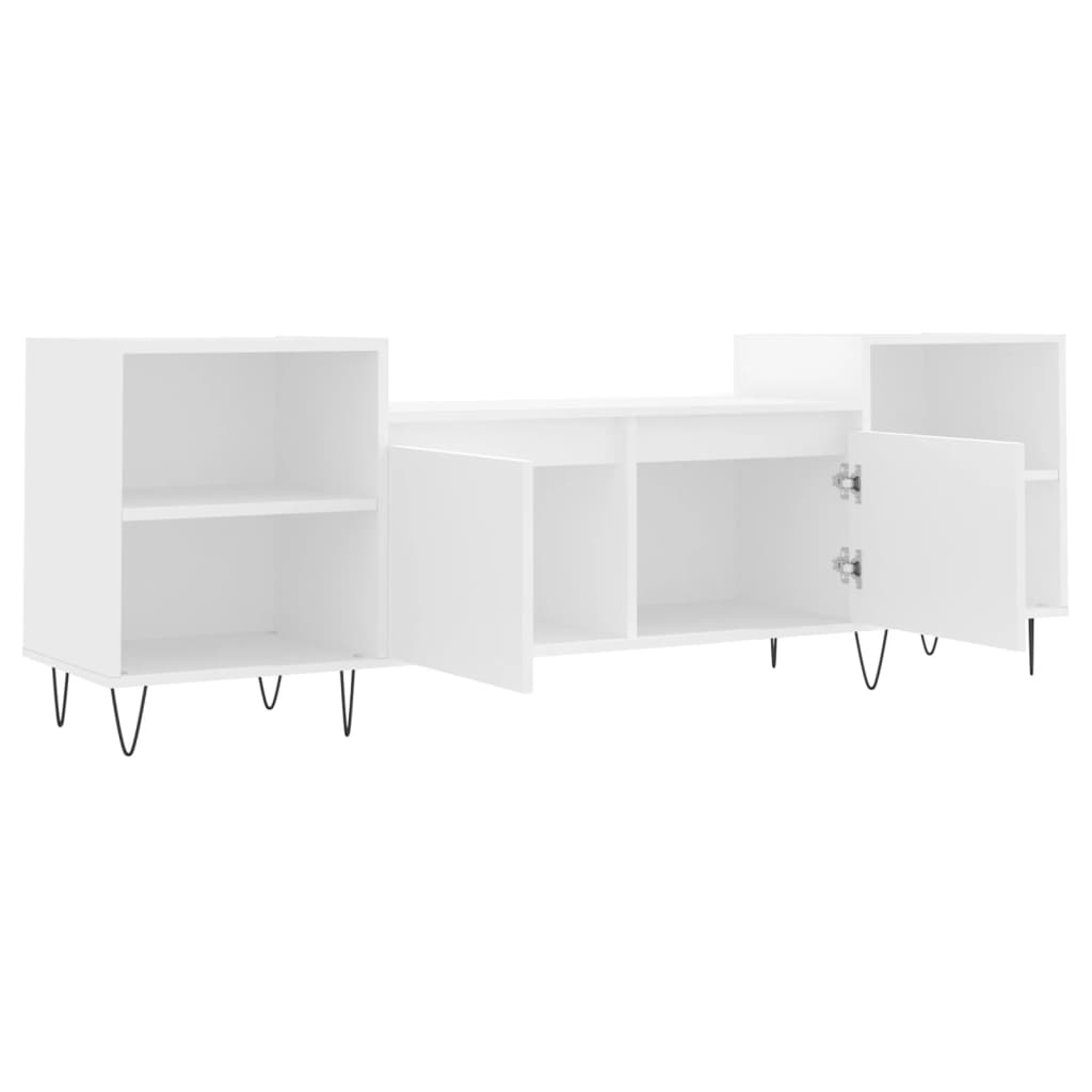 TV Cabinet White 160x35x55 cm Engineered Wood