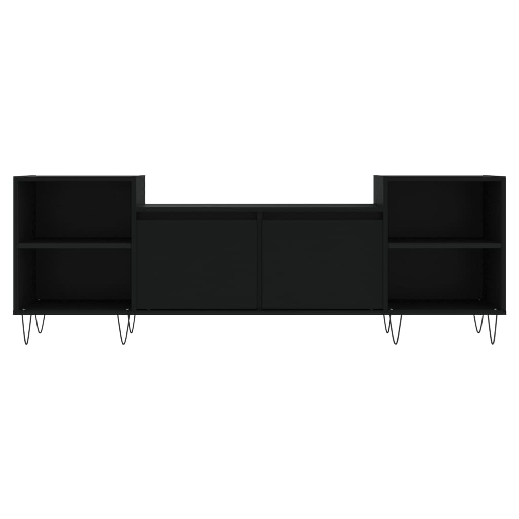 TV Cabinet Black 160x35x55 cm Engineered Wood