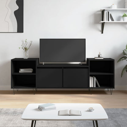 TV Cabinet Black 160x35x55 cm Engineered Wood