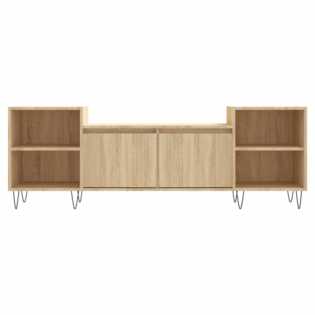 TV Cabinet Sonoma Oak 160x35x55 cm Engineered Wood