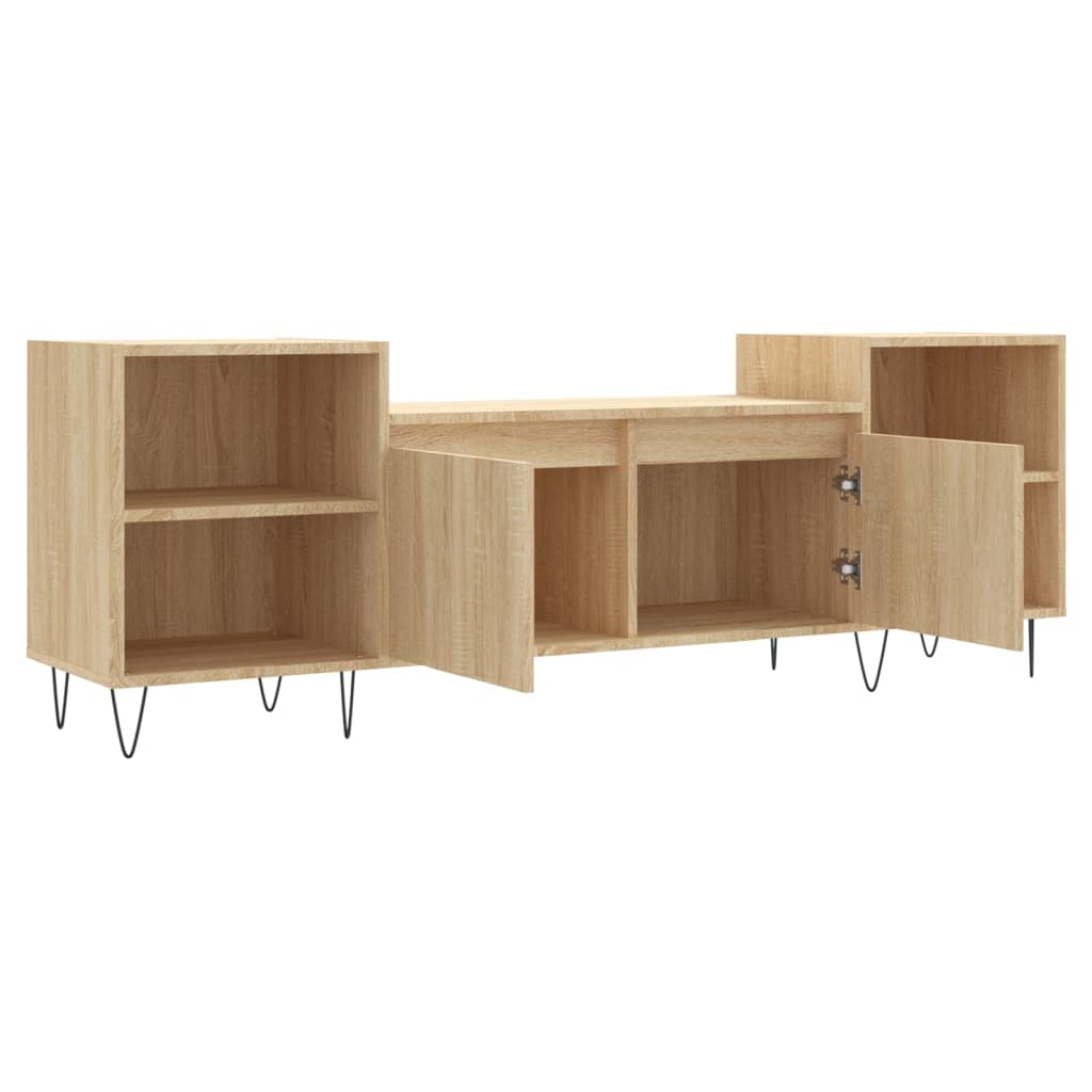 TV Cabinet Sonoma Oak 160x35x55 cm Engineered Wood