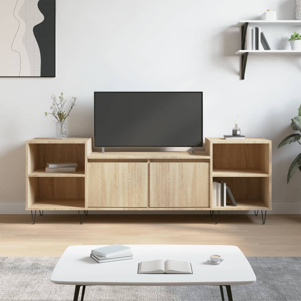 TV Cabinet Sonoma Oak 160x35x55 cm Engineered Wood