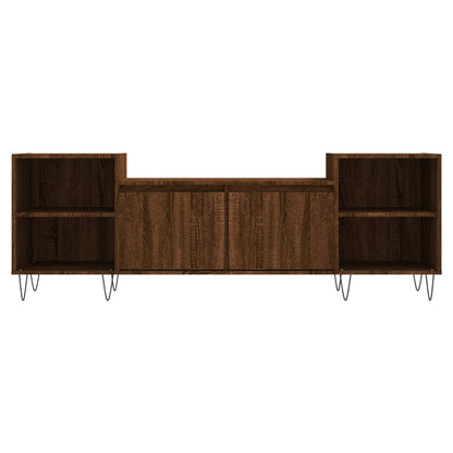 TV Cabinet Brown Oak 160x35x55 cm Engineered Wood