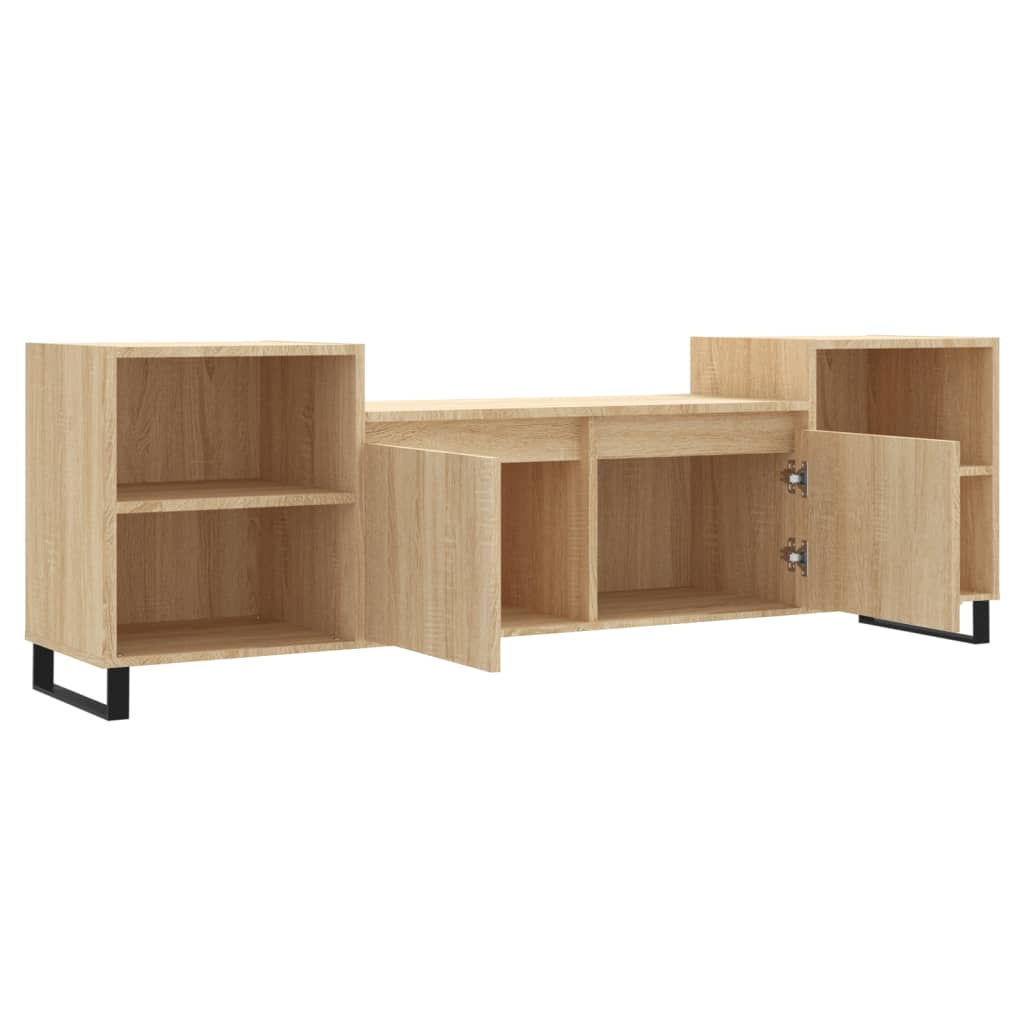 TV Cabinet Sonoma Oak 160x35x55 cm Engineered Wood