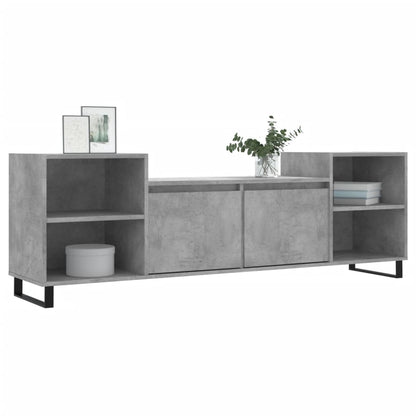 TV Cabinet Concrete Grey 160x35x55 cm Engineered Wood