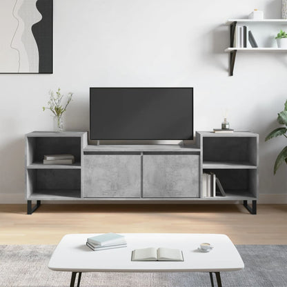 TV Cabinet Concrete Grey 160x35x55 cm Engineered Wood