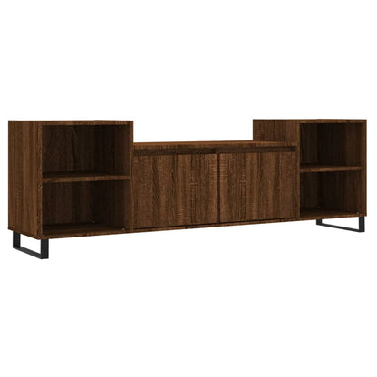 TV Cabinet Brown Oak 160x35x55 cm Engineered Wood