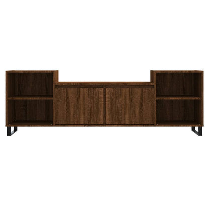 TV Cabinet Brown Oak 160x35x55 cm Engineered Wood