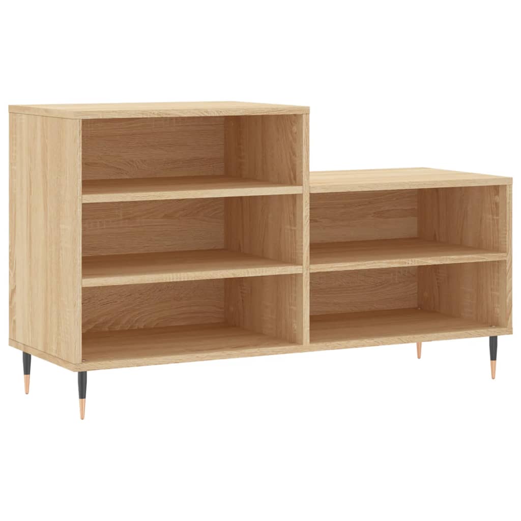 Shoe Cabinet Sonoma Oak 102x36x60 cm Engineered Wood