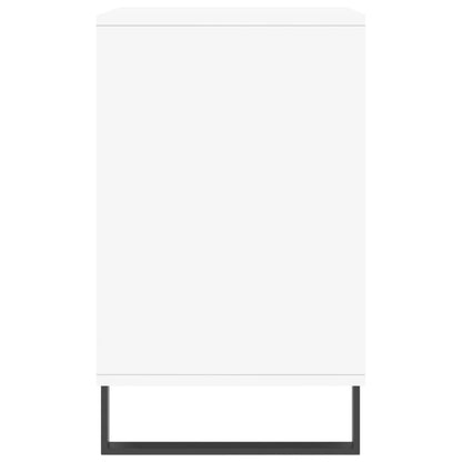 Shoe Cabinet High Gloss White 102x36x60 cm Engineered Wood