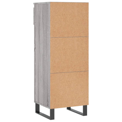 Shoe Cabinet Grey Sonoma 40x36x105 cm Engineered Wood