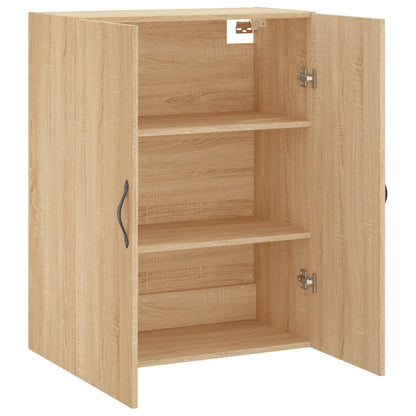 Wall Mounted Cabinet Sonoma Oak 69.5x34x90 cm Engineered Wood