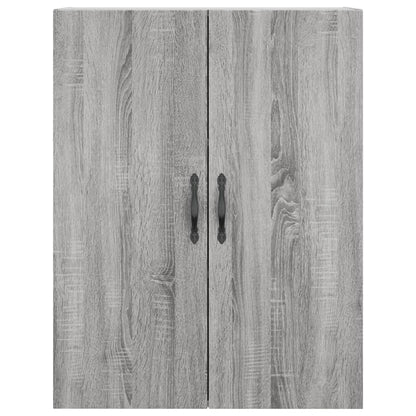 Wall Mounted Cabinet Grey Sonoma 69.5x34x90 cm Engineered Wood